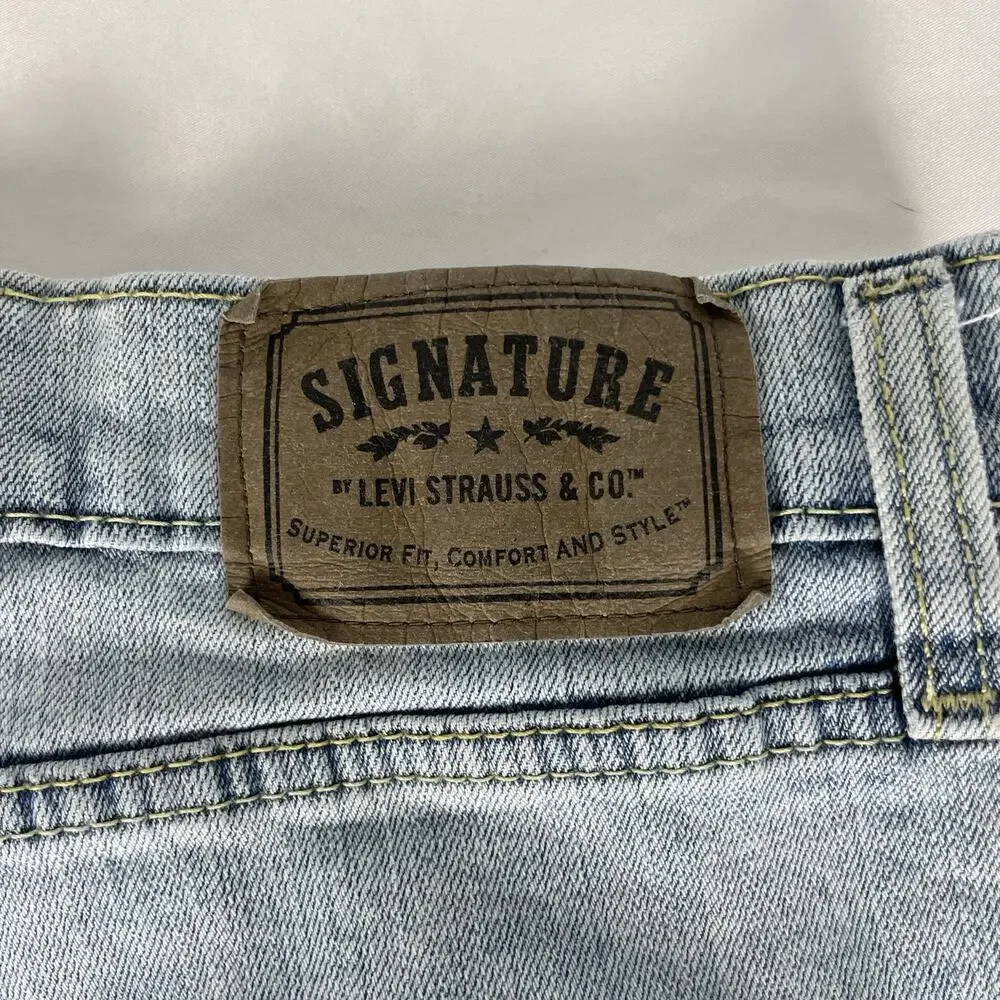 Levi's Signature Regular Light Wash Stretch Men's Jeans 32x30 (33x31) 59240073